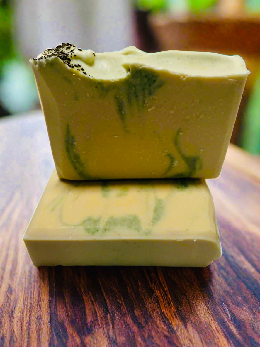 Peppermint Swirl- Tallow & Goats milk Soap
