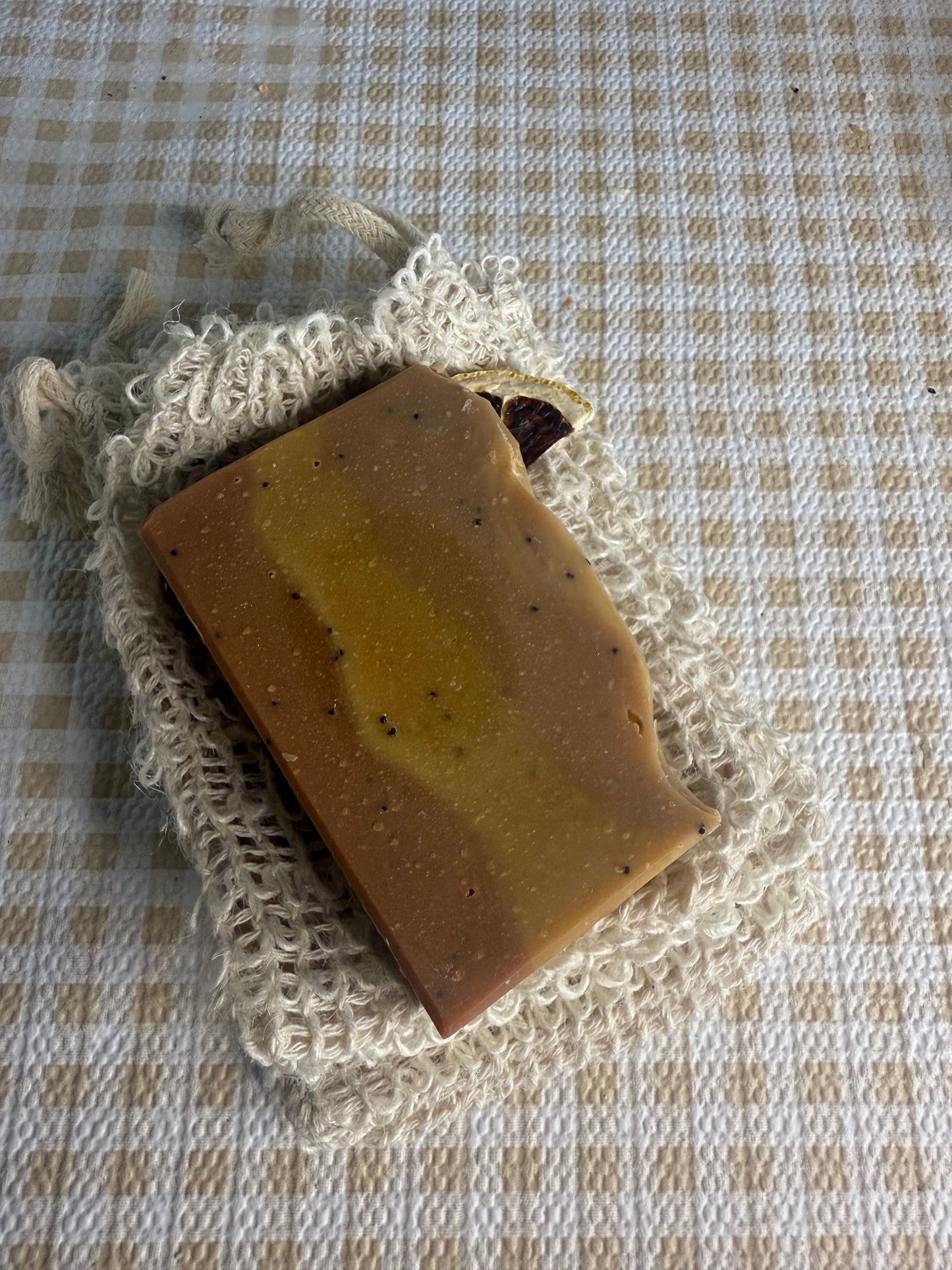 All-Natural Soap Saver Bag
