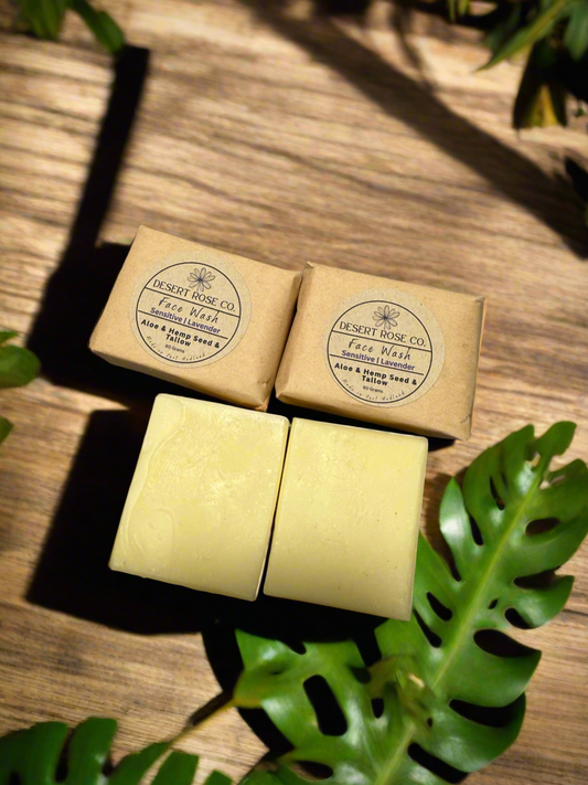 Natural Tallow Face Wash Bar