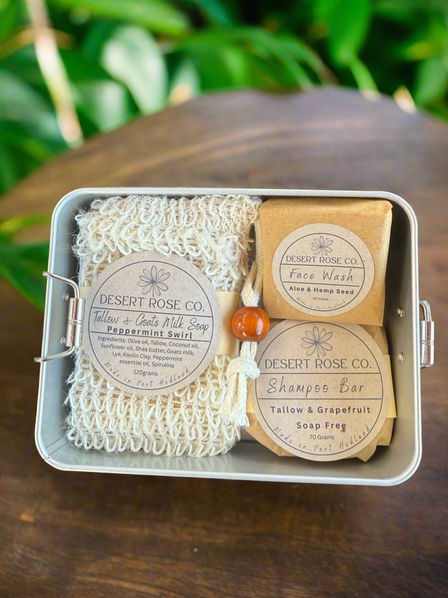 Eco-Friendly Travel Pack – Body, Hair & Face Essentials