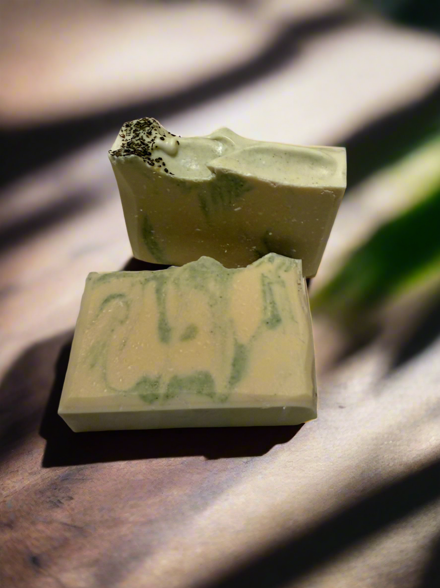 Peppermint Swirl- Tallow & Goats milk Soap