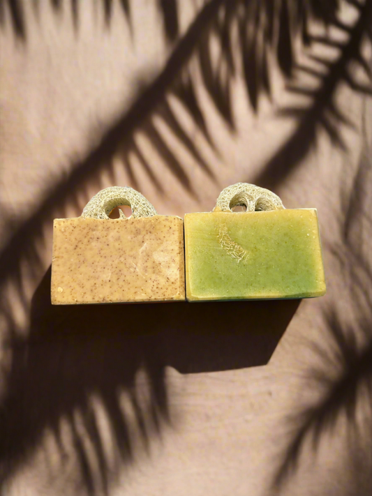 Loofah Soap- Tallow & Goats Milk