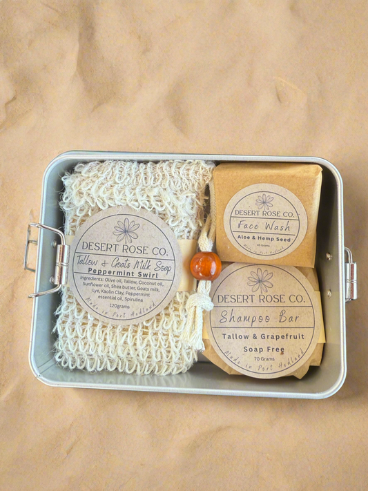Eco-Friendly Travel Pack – Body, Hair & Face Essentials