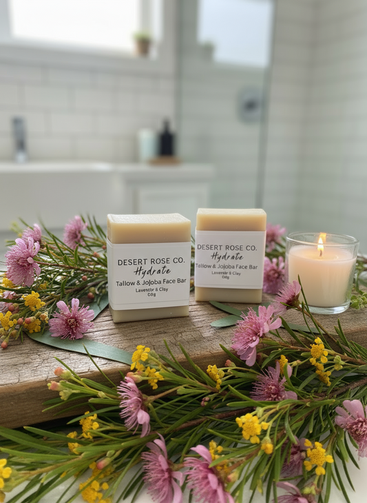 Natural Tallow Face Wash Bar