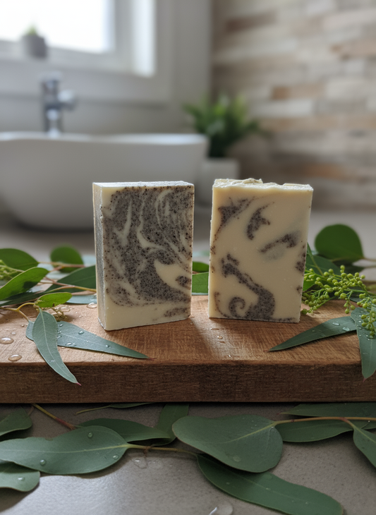 Coffee Scrub- Tallow & Goat’s Milk Soap – Unscented