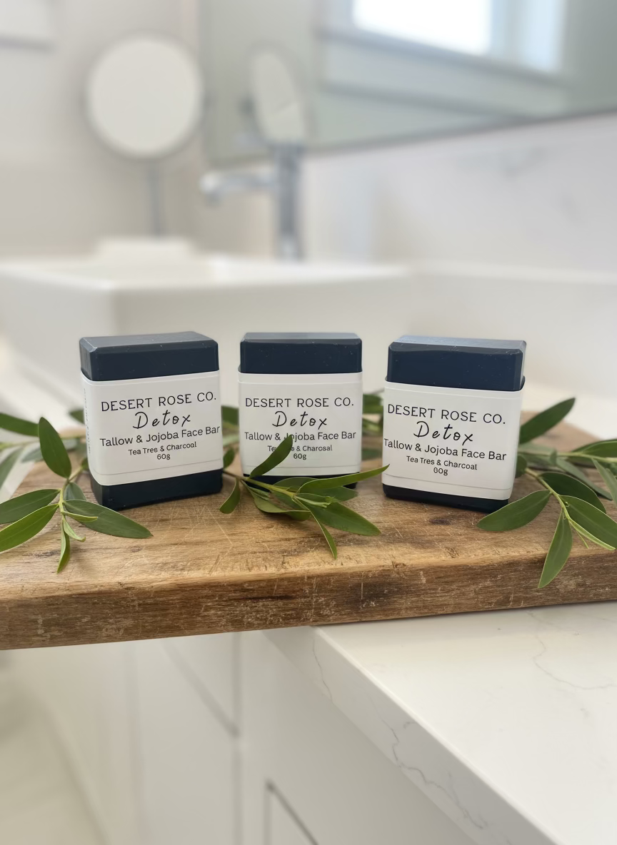 Natural Tallow Face Wash Bar