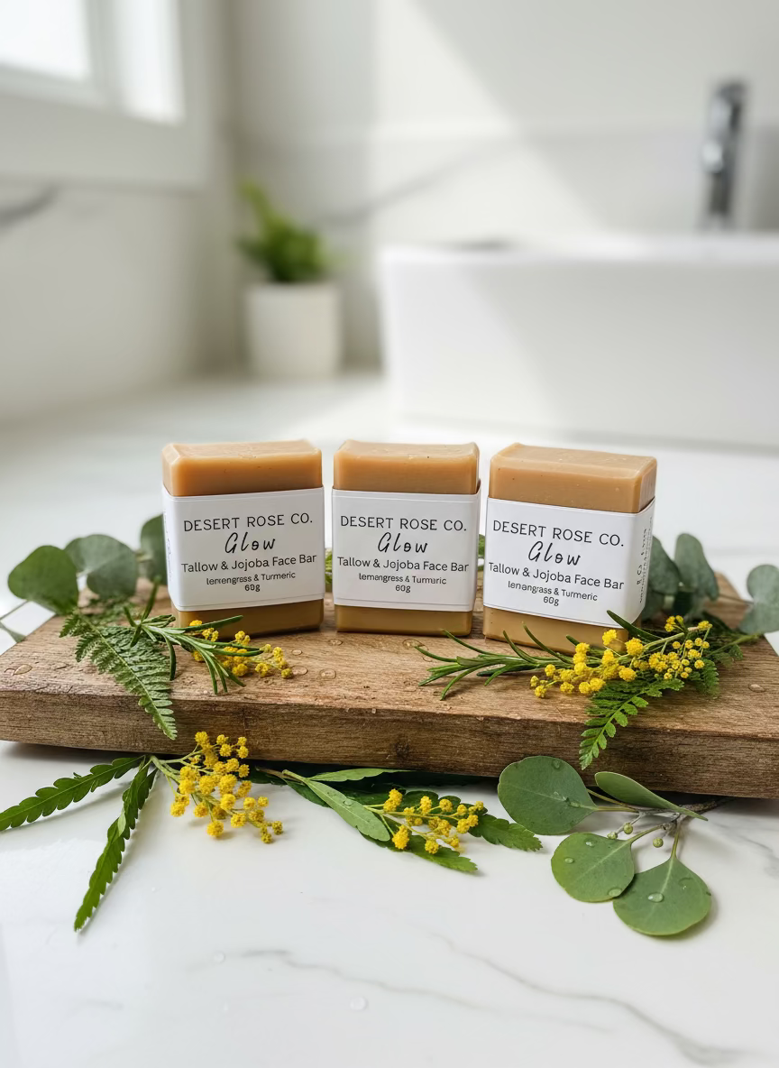 Natural Tallow Face Wash Bar