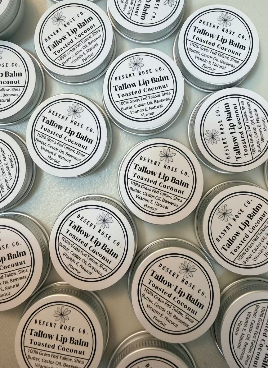 Tallow Lip Balm - Toasted Coconut