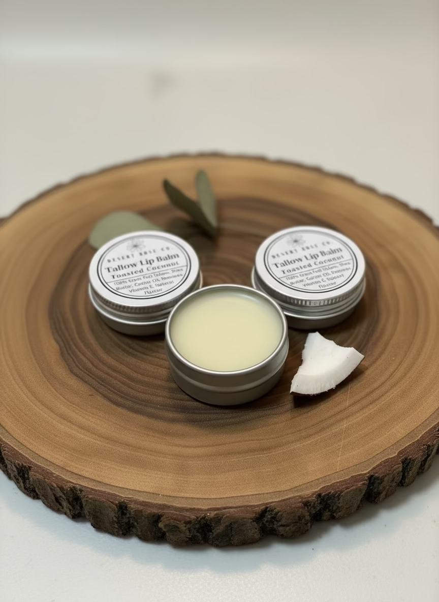 Tallow Lip Balm - Toasted Coconut